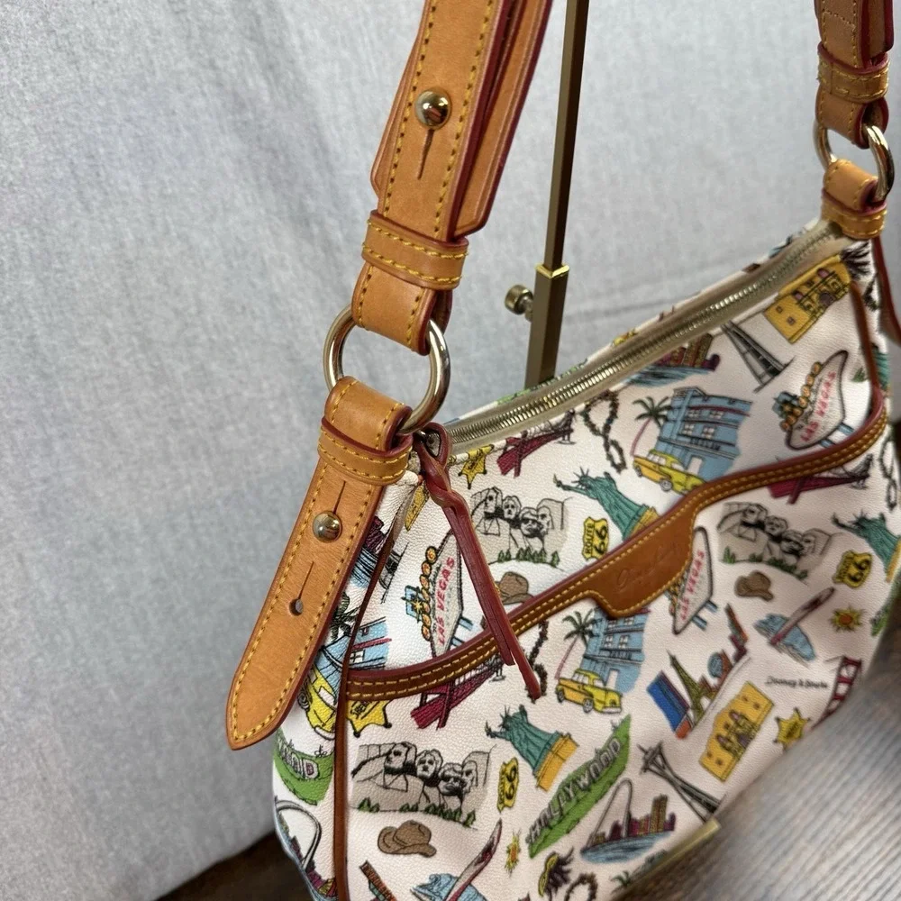 Dooney & Bourke East West Collins Hobo Handbag Americana Hollywood‎ Travel